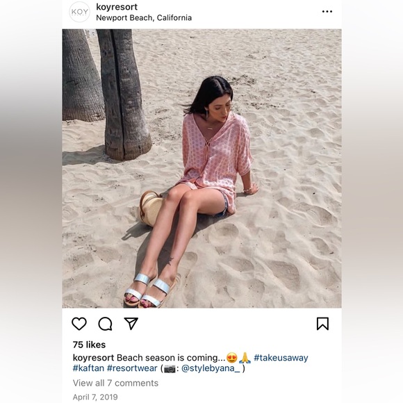 Koy resort Capri caftan. Size S/M. - Picture 14 of 14